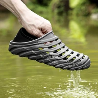 outdoor amphibious shoes light eva quick drying drain men and women beach wading fishing soft comfortable wear resistant shoes