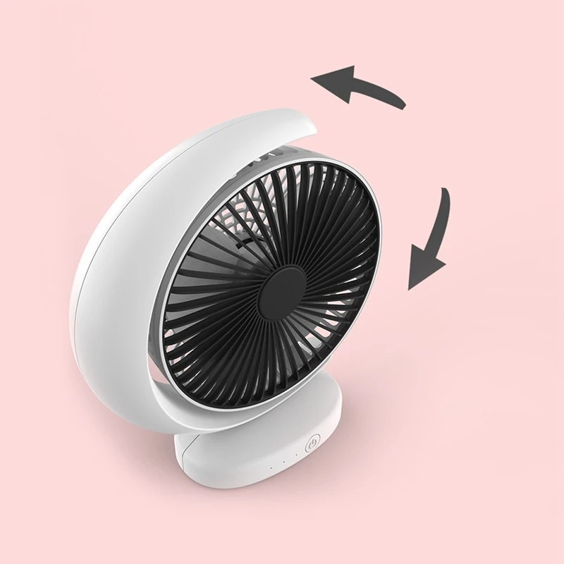 

USB Rechargeable Air Circulation Fan Office Home Mini Desktop Desk Fan Desktop Radiator Fan