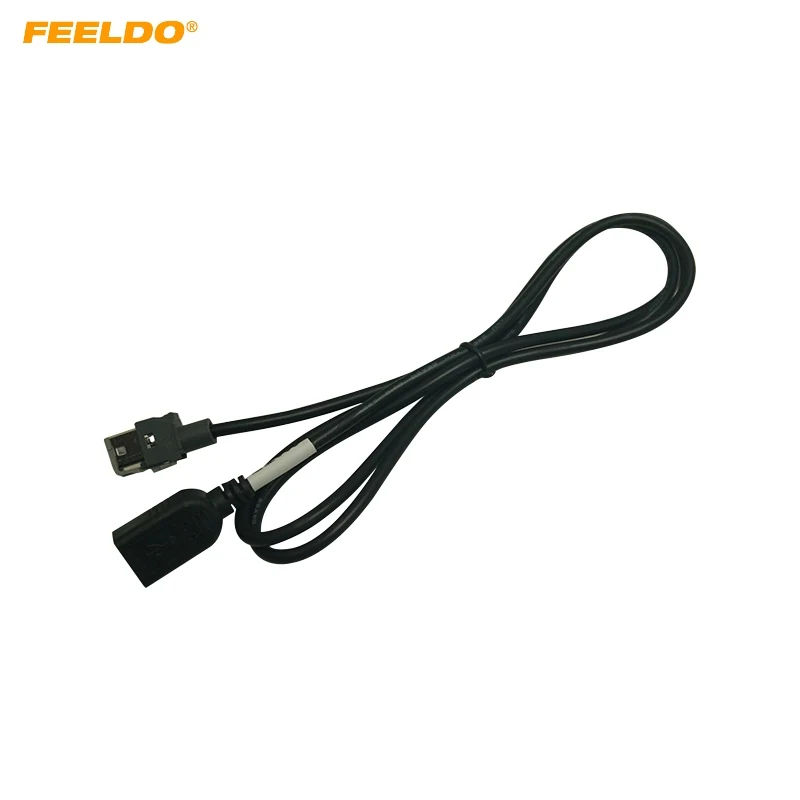

FEELDO Car Auto 4Pin DA Screen Changer USB Cable For KIA K2/K3/KX5 Hyundai Mistra/Elantra/Tucson Audio USB Plug Adapter #HQ7204