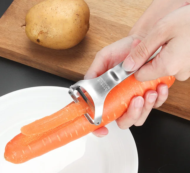 Горячая нержавеющая сталь Овощечистка Терка многофункциональный нож для