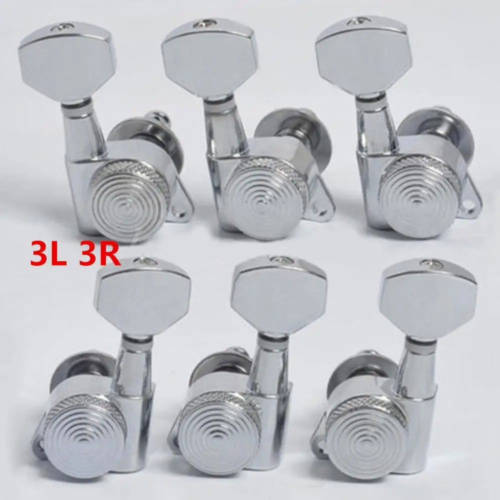 3L 3R Фиксаторы Колки для гитары, Колки для гитары, насадки для струн, Передаточное отношение для 6R, встроенный музыкальный инструмент, аксессуары для гитары - Цвет: 3L 3R