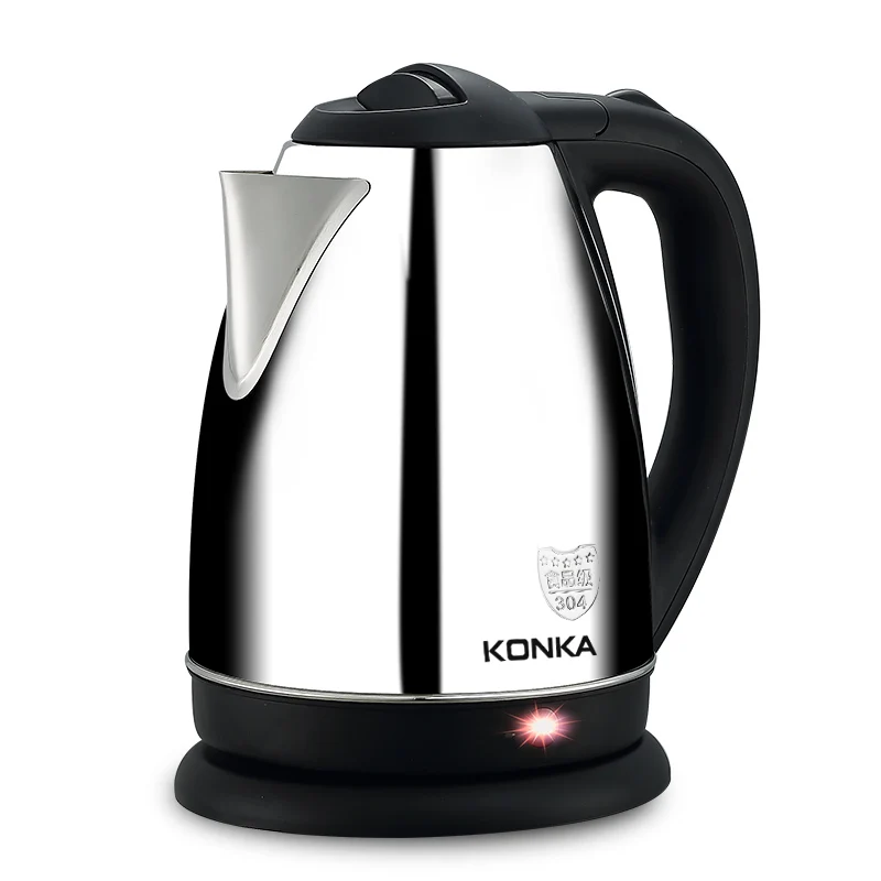KONKA 1.8L Электрический чайник из нержавеющей стали 1500 Вт портативный дорожный водонагреватель