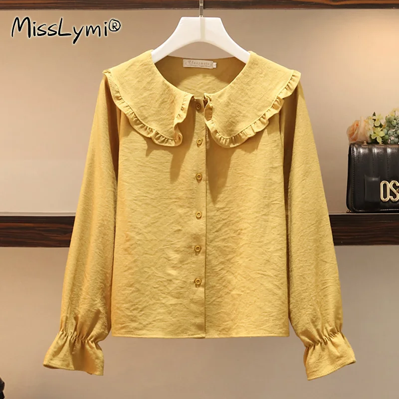 Женская однотонная Вельветовая рубашка модель сезона осень 2020 года милые