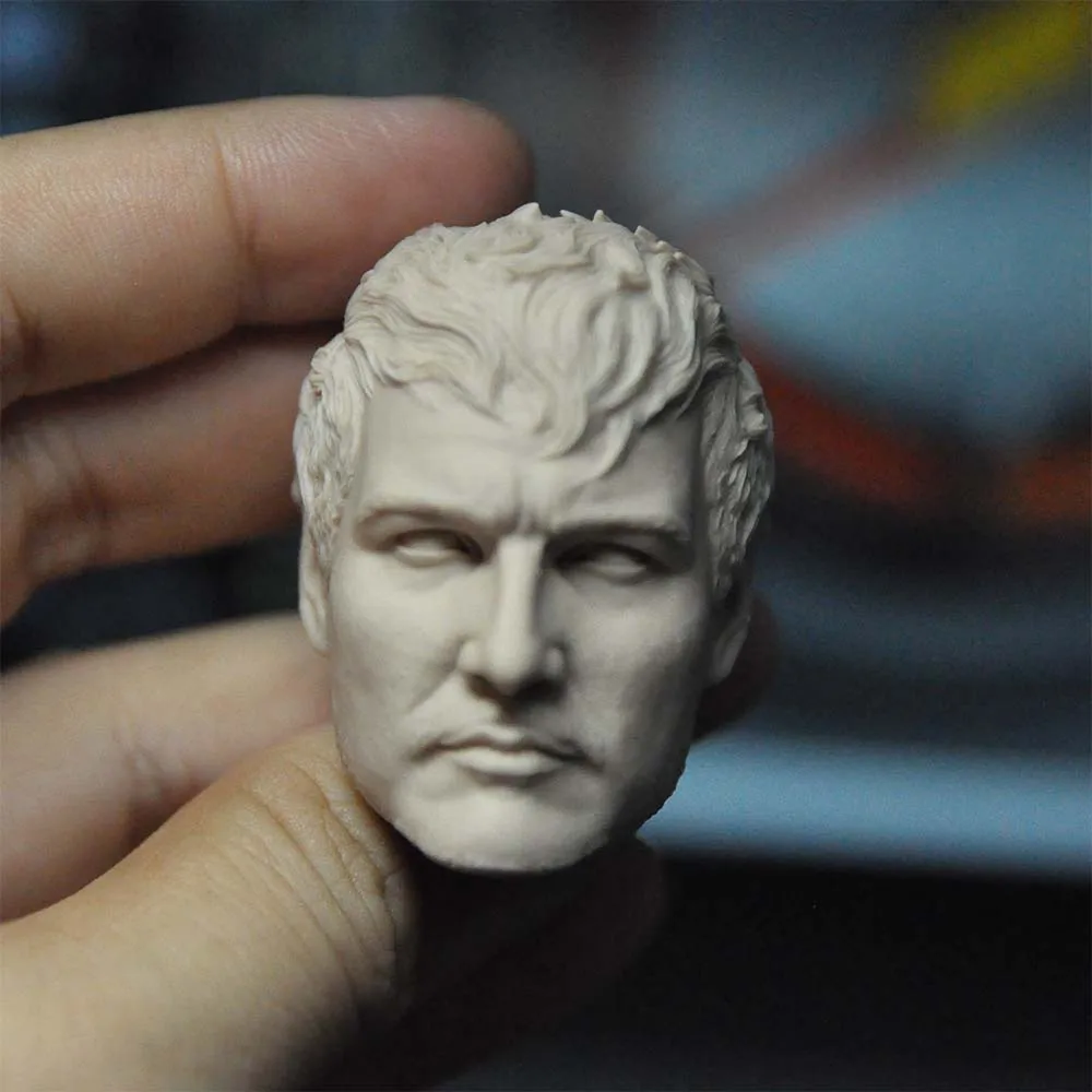 

1/6 Scale The Manda Person Male Unpainted Head Model for 12''Figure
