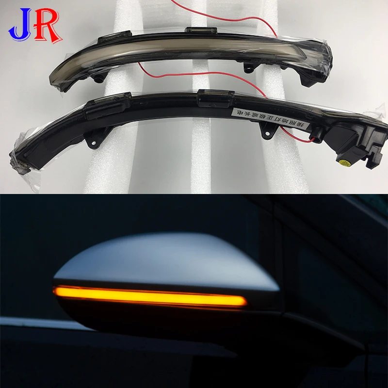 

For Lamando TouranL Side Mirror Signal Lamp Dynamic Blinker LED Turn Signal For VW Golf 7 MK7 GTI R GTD Car accessories Crystal