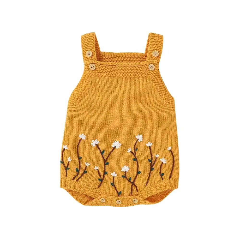 

Детское трикотажное Боди без рукавов, с вышивкой