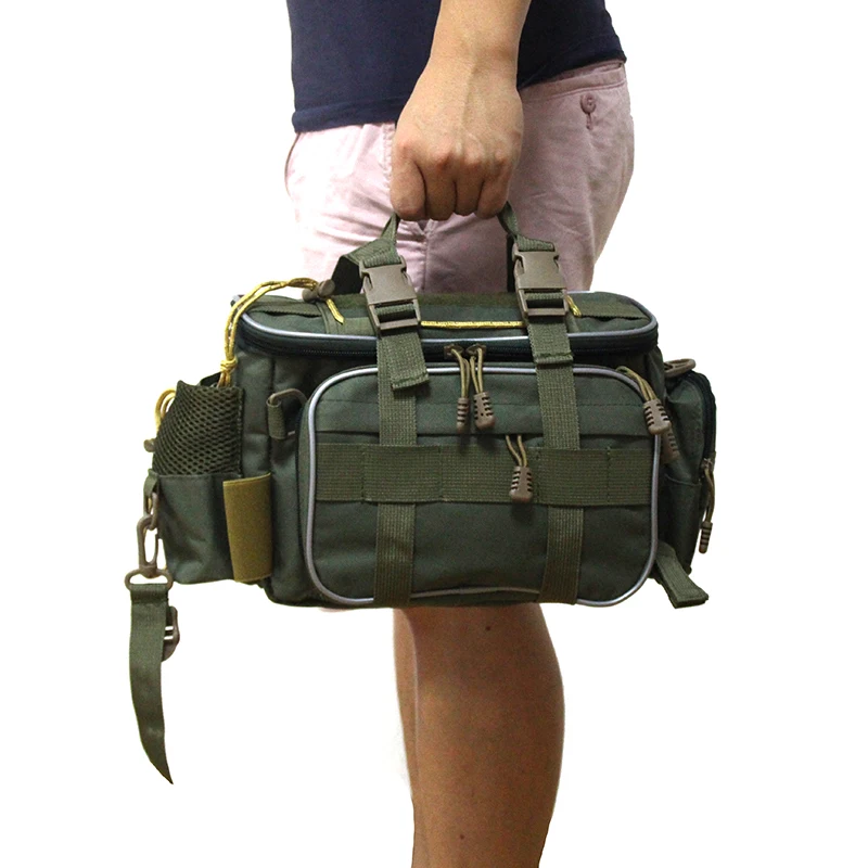 

Fishing Bag Multifunctional Outdoor Sports Waterproof Storage Fishing Lure Bag Single Crossbody BagsOutdoor hunting bag Both