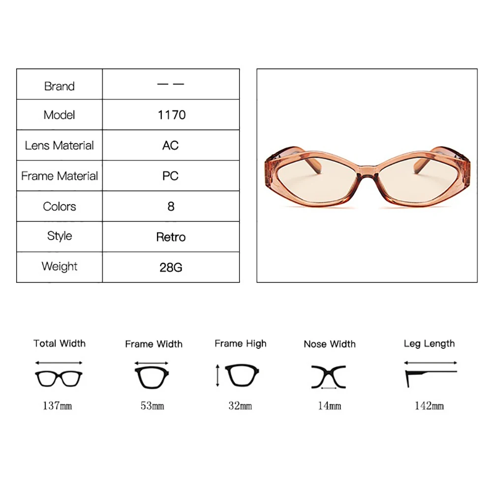 

Luxury Sunglasses Vintage Fashion Sun Glasses Shades Women Classic Designer Rectangle Small Frame Leopard Travel Glasses