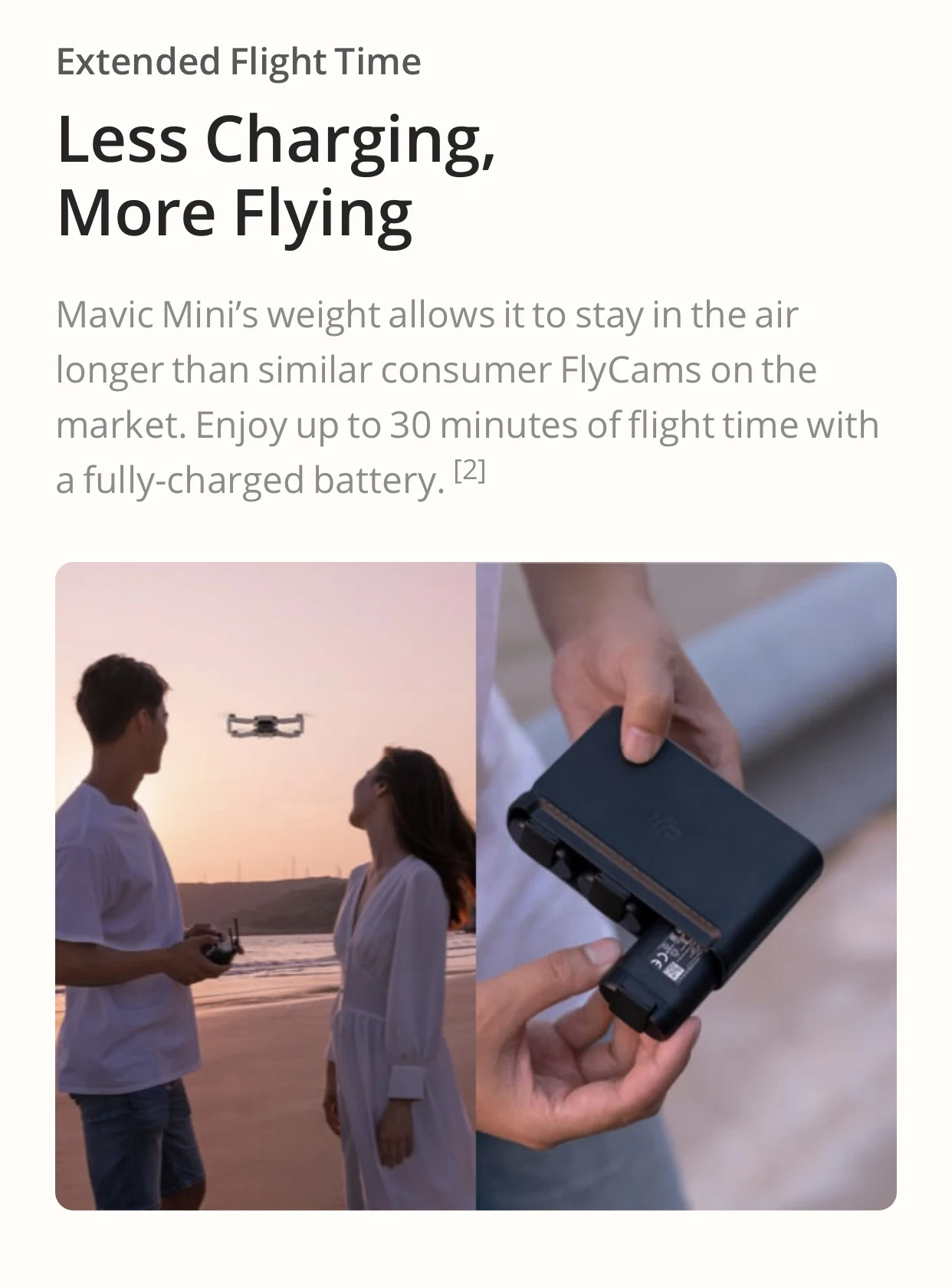 DJI Mavic мини-Дрон с 2,7 k камерой время полета 30 минут вес 249 г в