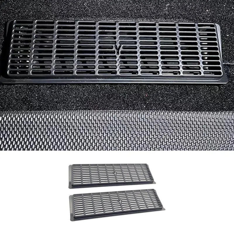 

1Pair For Tesla Model 3/Y Rear Seat Air Conditioning Outlet Cover For Tesla Model 3 Dustproof Protect Cover Plastic New 2015-20