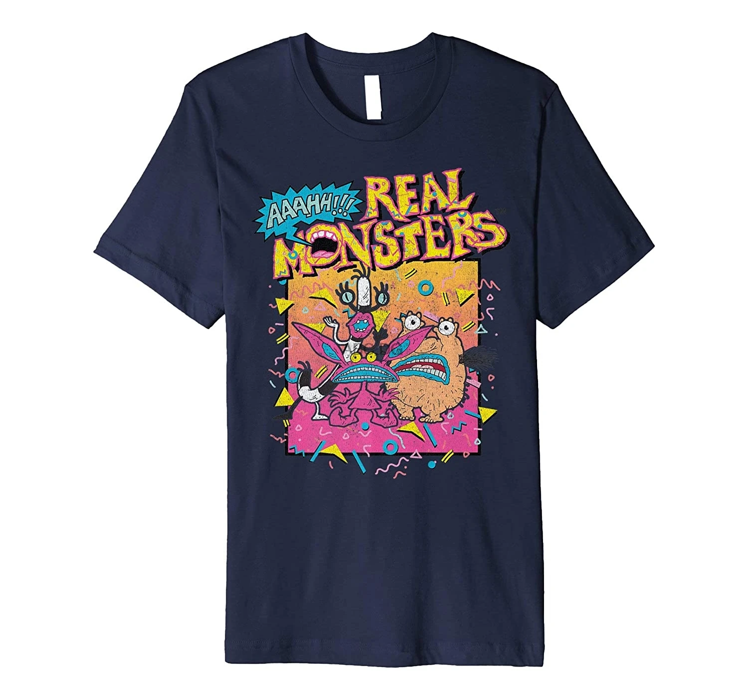 

Aaahh!!! Real Monsters Classic Retro Poster Premium T-Shirt
