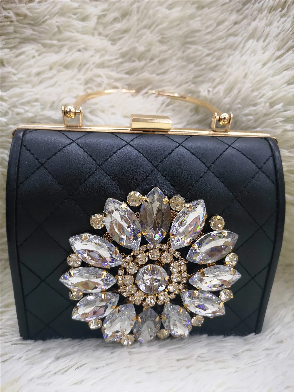 Клатч Chaliwini Дамский клатч кошельки Свадебные вечерние летние сумки с кристаллами