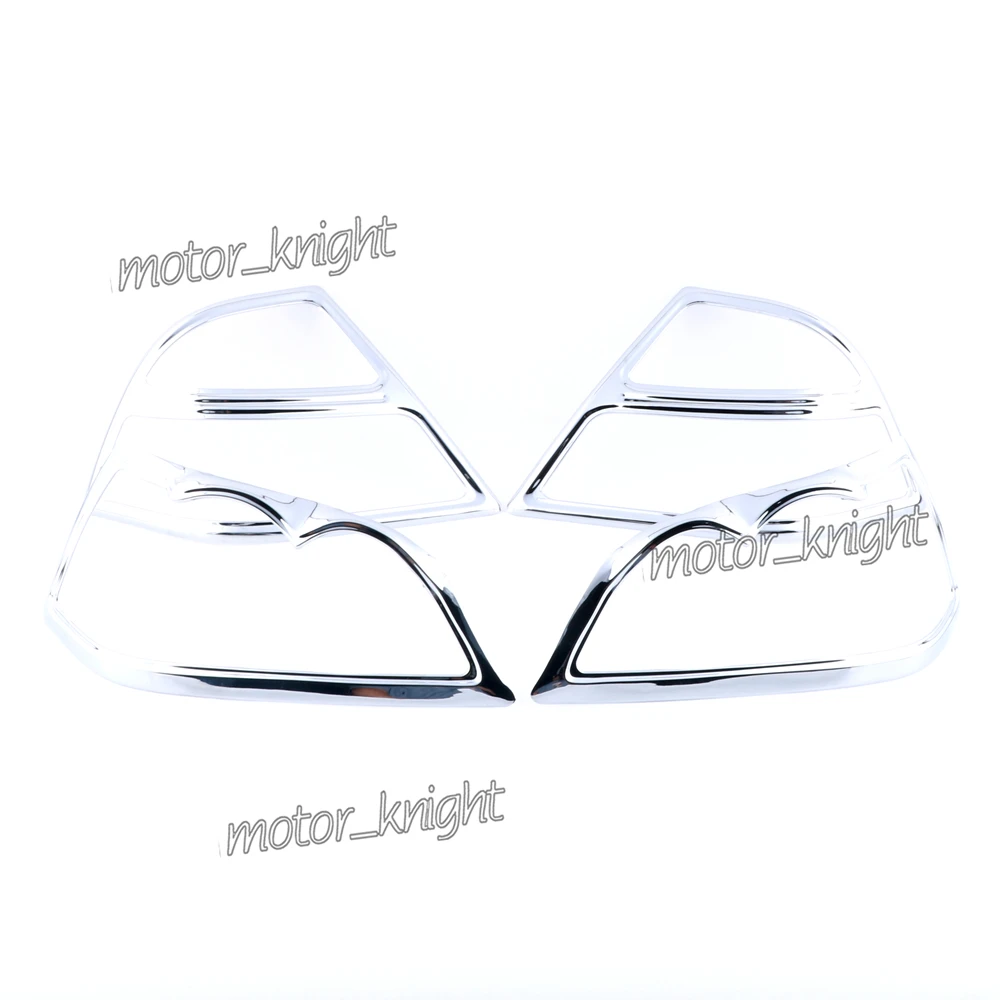 SHOW CHROME 52-774 CHROME TRUNK LENS GRILLES GL1800 GOLDWING 2006-2011 Rear steering taillight decorative cover