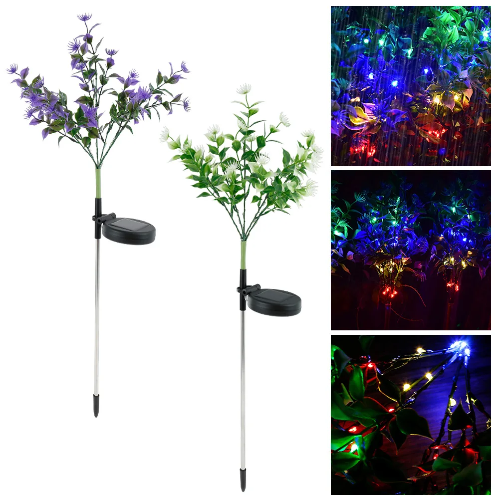 

Solar Powered Outdoor Babysbreath Plants Fireworks Lamp Flash String for Garden Lawn Landscape Holiday Light