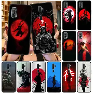 samurai bag fundas phone case for oppo a52 a53 silicone soft tpu black cover for oppo a9 2020 case luxury shockproof shell coque free global shipping