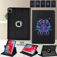 360 rotating case for apple ipad pro 9 7 pro 10 5 pro 11 20182020 new zodiac series pu leather stand tablet case stylus