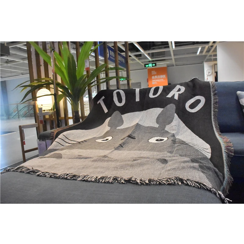 Новый аниме с изображением героя мультфильма Мой сосед Тоторо Хлопок Одеяло
