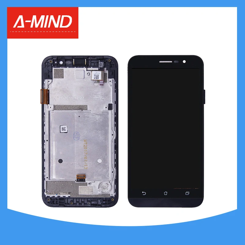 

For Asus Zenfone go 5 lite ZB500KG X00BD LCD Display Touch Screen Digitizer Assembly with Frame Free Tools