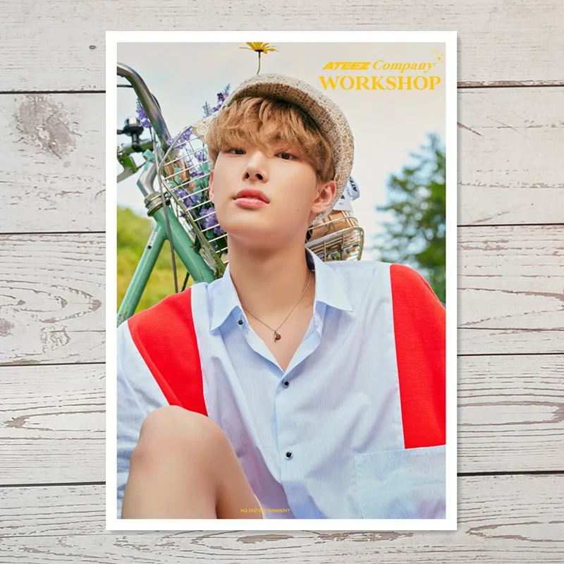 

ATEEZ 2021 SEASON'S GREETINGS 12 Posters Home Living Room Decoartion Ad-hesive Photo Stickers