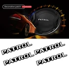 4 шт. Автомобильная декоративная 3D алюминиевая эмблема наклейка для Nissan Patrol Y60 Y61 Y62 аксессуары для стайлинга автомобилей