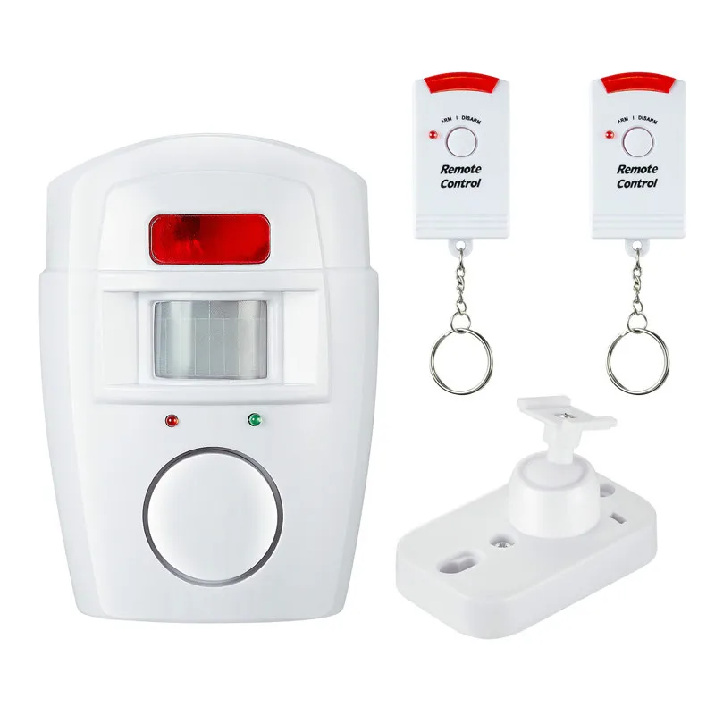 

Home Security Remote Control PIR MP Alert Infrared Sensor Anti-theft Motion Detector Alarm Monitor Wireless Alarm System+2