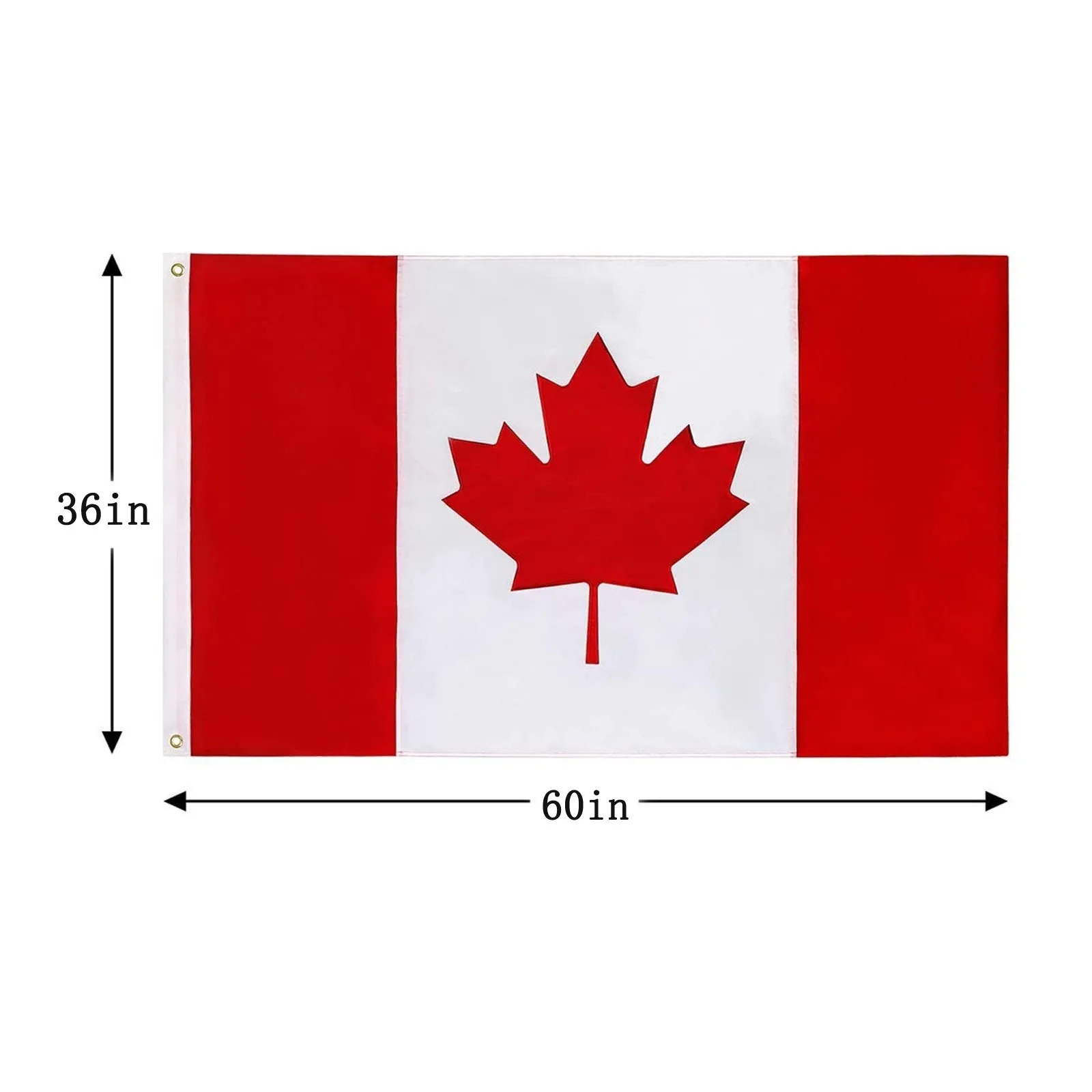 

Canadian Flag 60x36in Sports Meeting, Sports Meeting, Indoor And Outdoor Canadian Flag Decoration Polyester Decorative Flag
