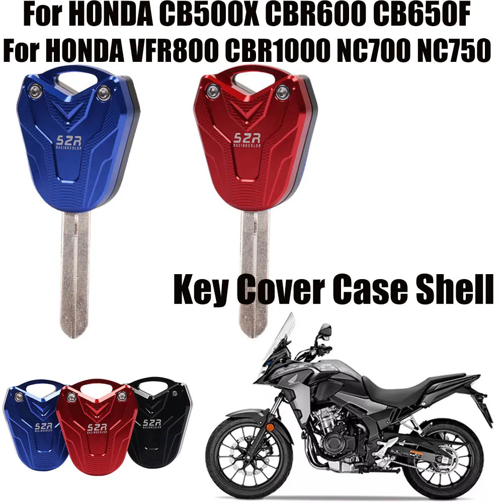 

Motorcycle Key Cover Case Shell keys decoration cap Protective cover For HONDA CBR600 CB650F CB500X VFR800 CBR1000 NC700 NC750