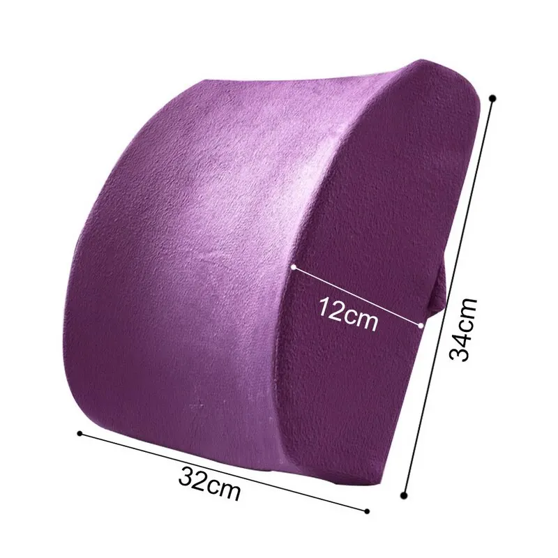 Мягкая пена с эффектом памяти поясничная поддержка подушки для сидения дома и