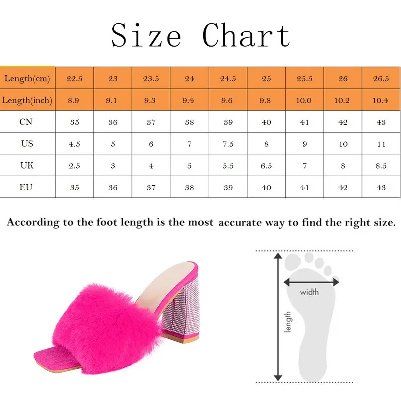 

Women's Sexy Sandals 2020 Summer High Heels Vintage Plush Fur Slippers Peep Toe Square High Heel Wedges Sandals Zapatos Mujer
