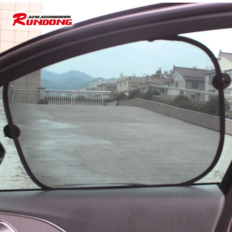 

44*36cm car black mesh sun screen black nylon mesh sun screen to install side screen