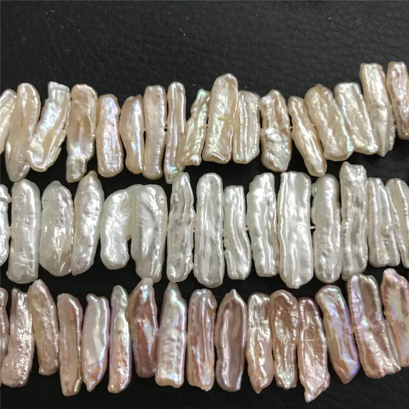 Оптовые продажи подлинный натуральный пресноводный жемчуг AAA 15-20 мм 4-5 (толстый)