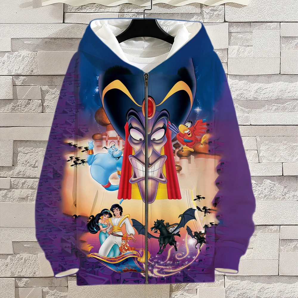 Толстовка с капюшоном Return of Jafar для мальчиков и девочек детская Весенняя большого