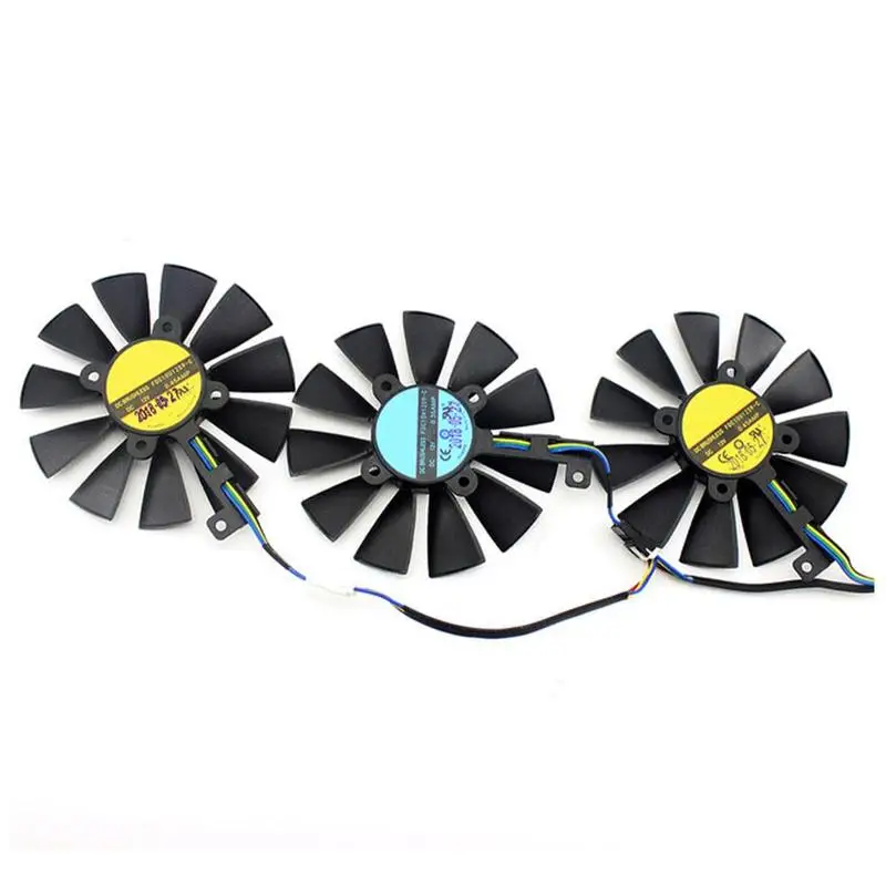 PLD09210S12M / PLD09210S12HH ЦПУ охлаждающий вентилятор для ASUS Strix GTX 980ti 1060 1070 RX 580 1080ti веселая