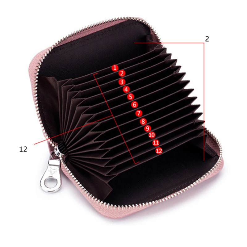 Мужской кошелек из искусственной кожи кредитный держатель для карт RFID