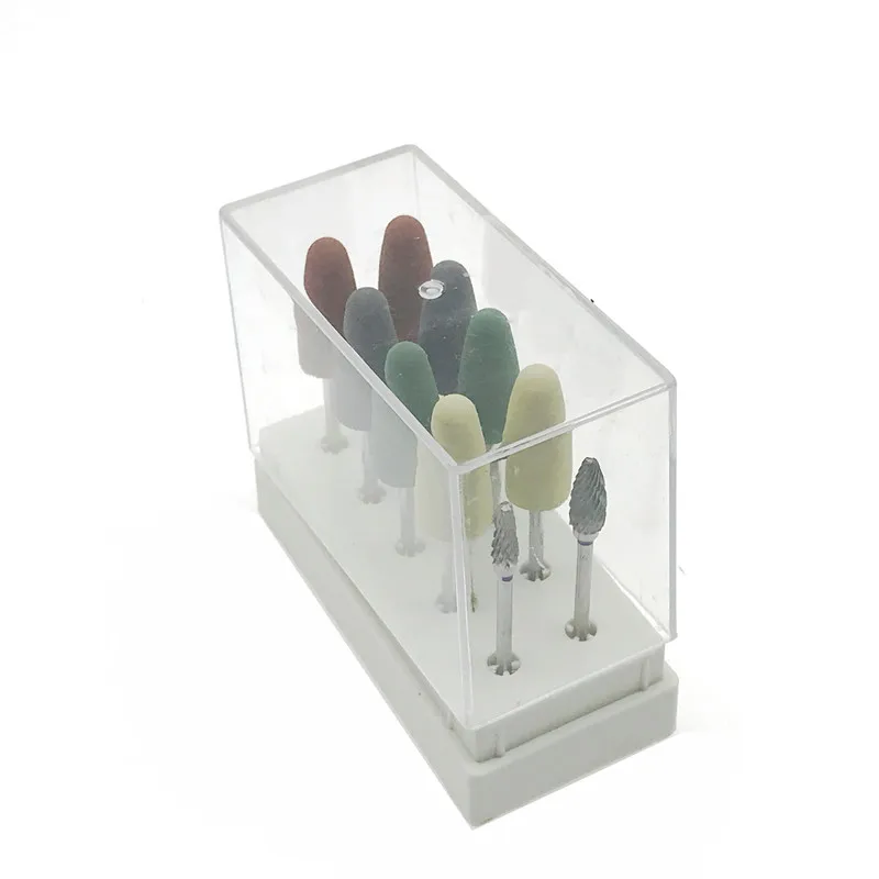 1 набор стоматологических полировальных инструментов 8 шт. круглых силиконовых