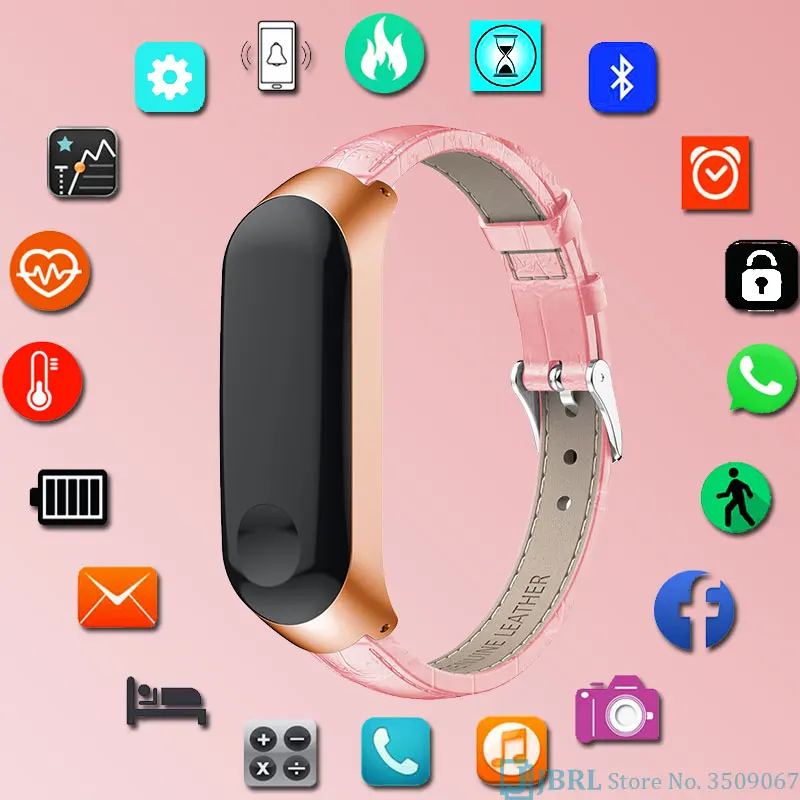 Цифровые часы из натуральной кожи женские мужские спортивные электронные