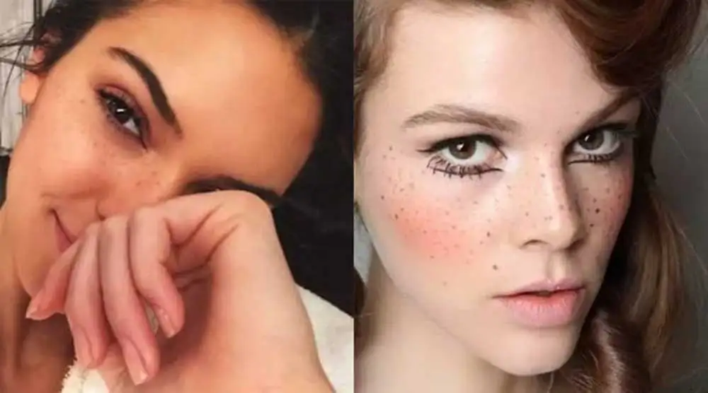 Натуральный Цвет поддельные веснушки временные женские лицевая наклейка тату 100%