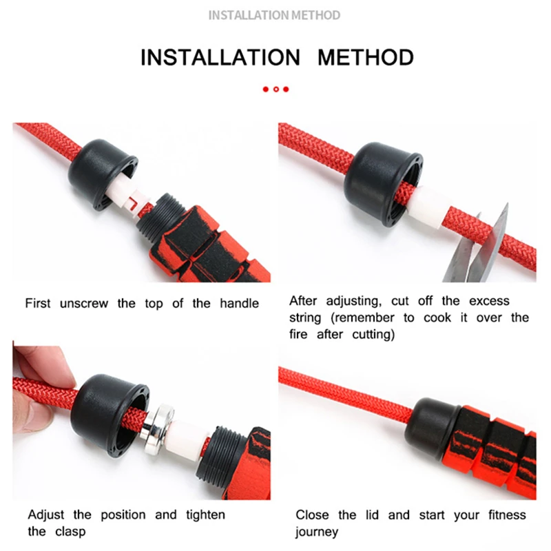 

Adjustable Handle Skipping Ropes Indoor Training Home Exerciser Fast Speed Weavon Jumping Ropes MMA Boxing Gym Fitness Equipment