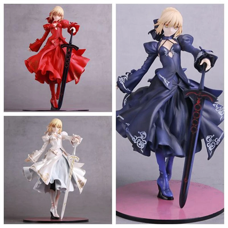 

Anime Fate Grand Order Saber Alter Altria Pendragon with Excalibur Dress Ver. PVC Action Figure Collectible Model Toys Doll