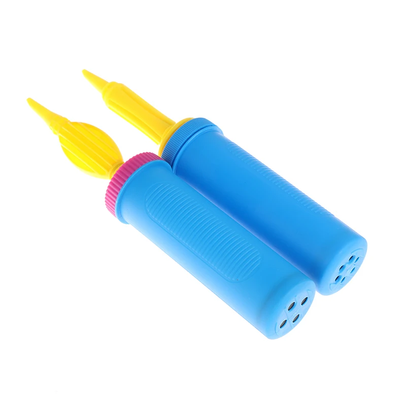 1 шт. насос для воздушных шаров Пластик ручной иглы мяч вечерние надувания