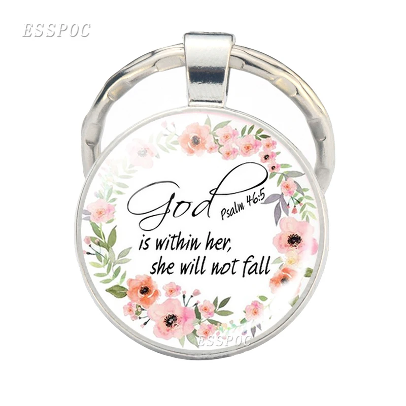 Церковный сувенир Библейский стих металлический брелок Молитва о душевном