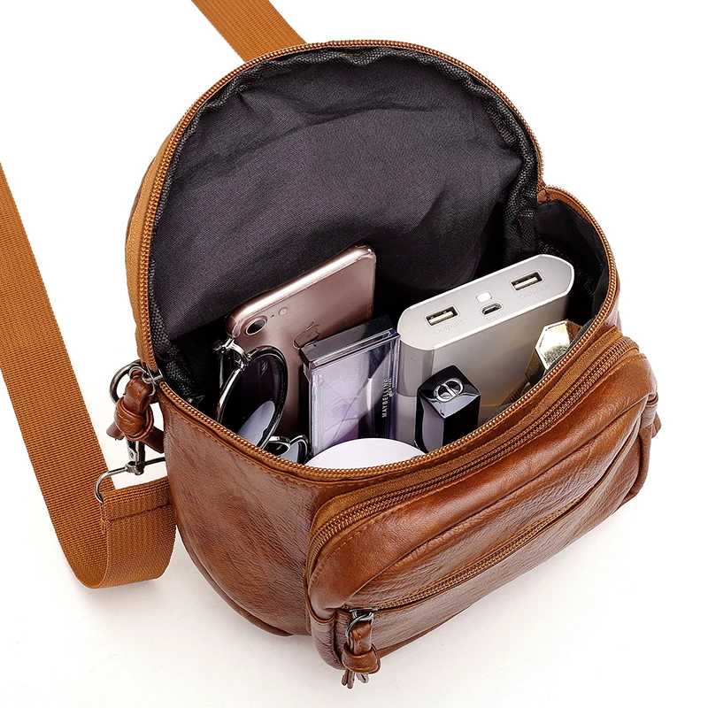 

High Quality Women Handle Bag Fashion Handbag Brand Designer Crossbody Bag Small Shoulder Leather Bag Female Messenger Bag