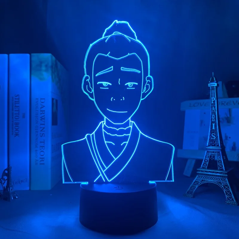 

3D лампа Sokka Аватар Последний Воздушный поплавок для домашнего декора подарок на день рождения светодиодный ночсветильник Аватара светильн...