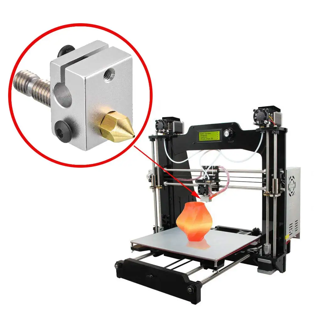 24 шт. насадки для 3D-принтера MK8 экструдер 0 2 мм 3 4 5 6 8 1 Makerbot Creality CR10 Ender | Компьютеры и