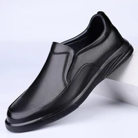 genuine leather men shoes luxury brand 2022 casual slip on formal loafers men waterproof comfortable male driving shoes for men