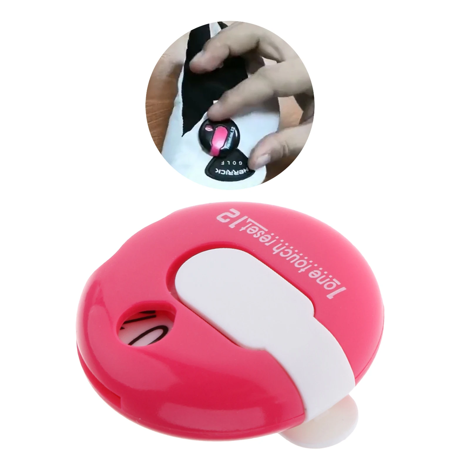 Durable Mini Golf Stroke Counter Clip-on One Touch Reset Score Scoring Counting Tool 12 Shots Scorekeeper | Спорт и развлечения
