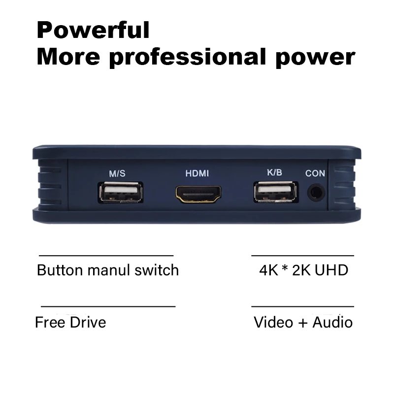 KVM-переключатель 2 порта HDMI VGA DVI клавиатура мышь USB 0 общий коммутатор разветвитель