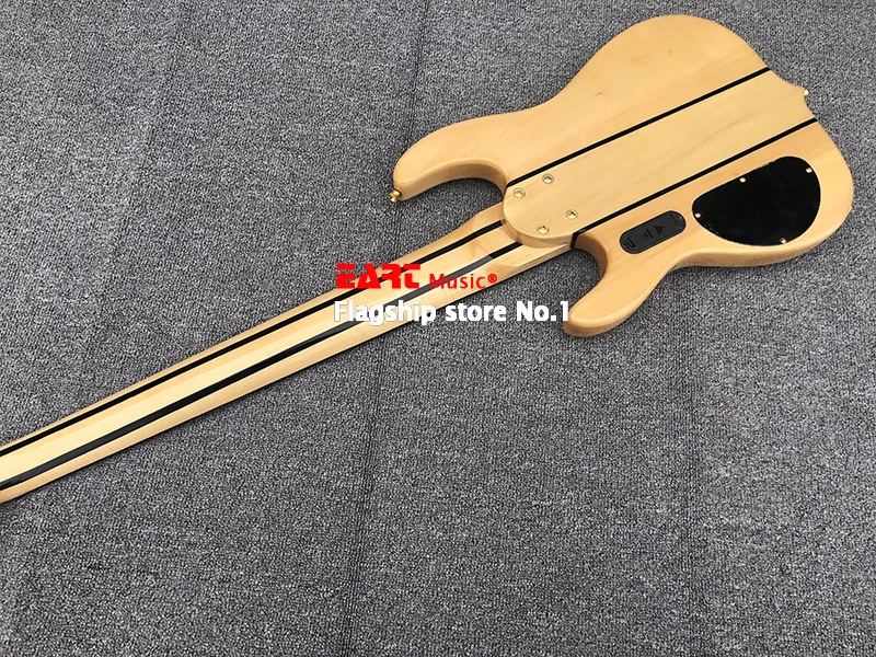 Высокая класс 6 string для электрической бас гитары верхушка дерева кленовый шпон