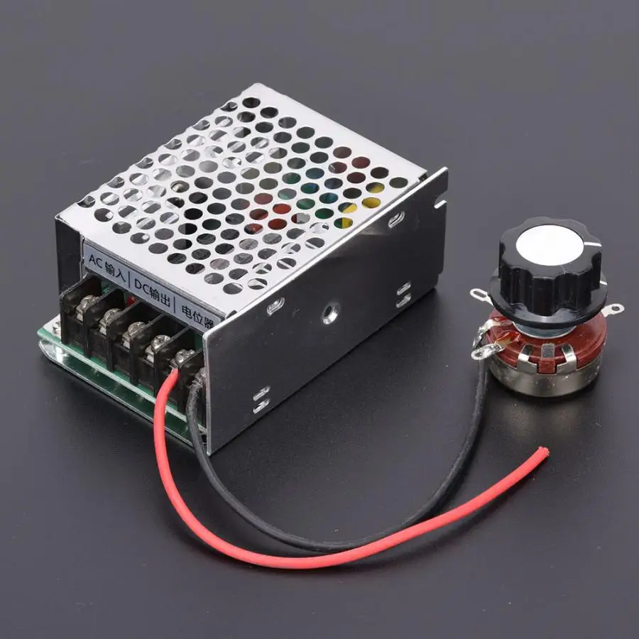 Контроллер скорости двигателя постоянного тока вход 220V AC Выход DC 10 210V регулятор