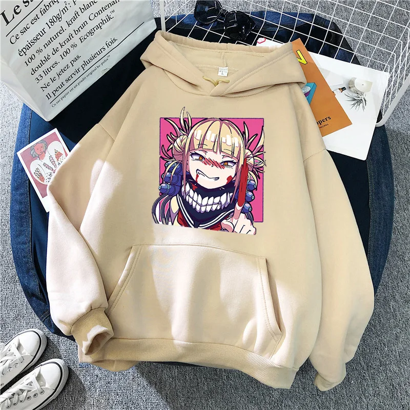 

My Hero Academia Women Unisex Couple Hoodies Sweatshirt Fleece Cute Sweatshirt Winter Casual Loose Jumper Plus Size Hoodie 01